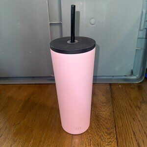 Simple Modern Classic Stainless Steel Straw Tumbler Blush 24oz